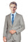 Enzo Solid Light Grey Suit