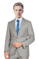 Enzo Solid Light Grey Suit