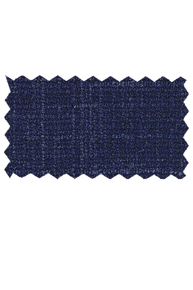 Enzo Tovare Blue Crossweave Sports Jacket - Modern