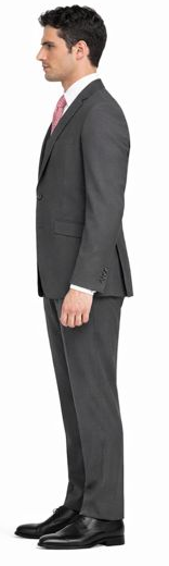 Giorgio Fiorelli Charcoal, Gray, and Light Gray Two-Button Suit - 34 Short or Extra Small