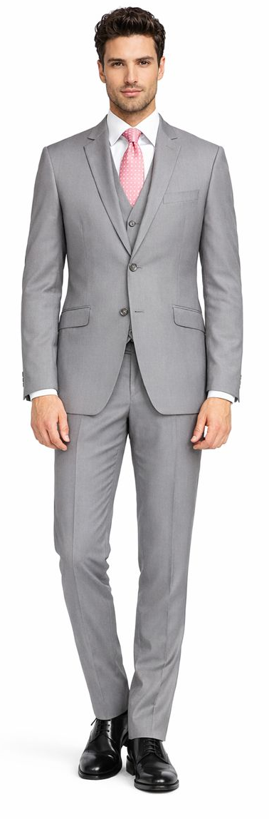 Giorgio Fiorelli Charcoal, Gray, and Light Gray Two-Button Suit - 34 Short or Extra Small