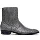 Marco Di Milano Giorgio Ostrich Quill Dress Boots Grey