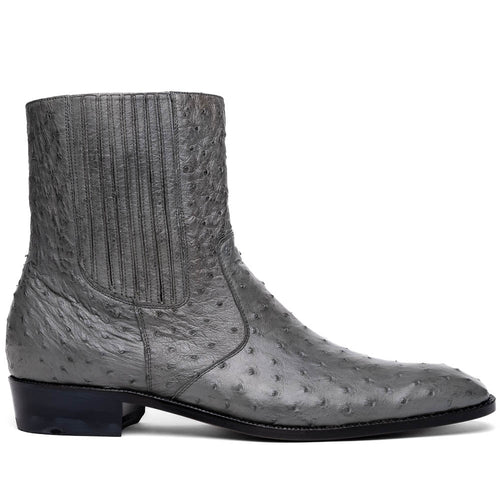 Marco Di Milano Giorgio Serpentine Gray Leather Luxury Shoe