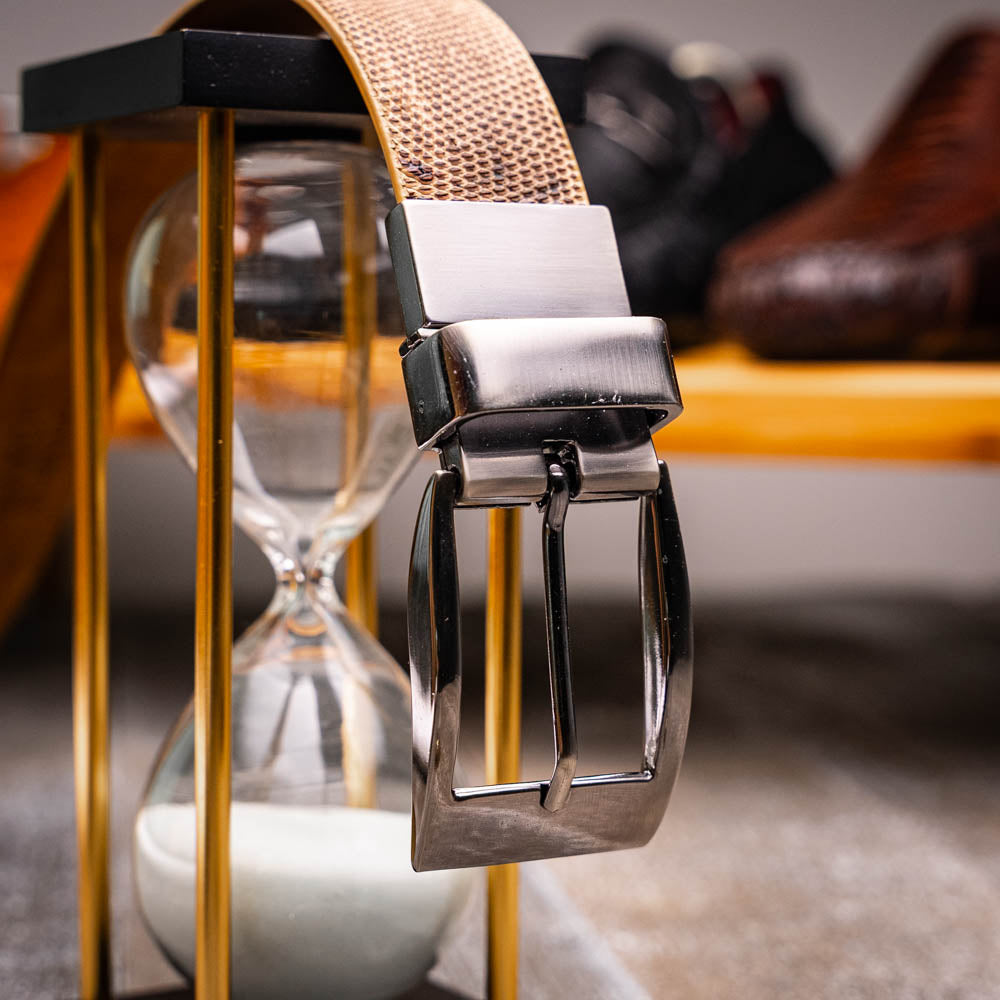 Marco Di Milano Giovanni Belt Pantano Orix Leather Shoe - 40