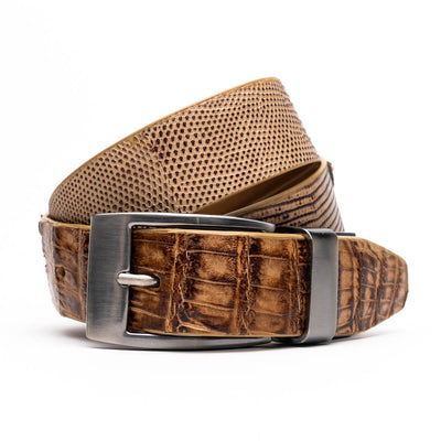 Marco Di Milano Giovanni Belt Pantano Orix Leather Shoe