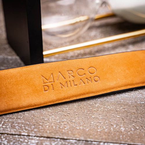 Marco Di Milano Giovanni Belt Red Leather Shoe