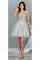 Graduation Embellished Dress - SILVER / 2