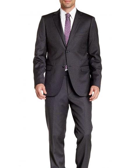 Mens Grey Groom Suits - Modern Fit Suit - Grey