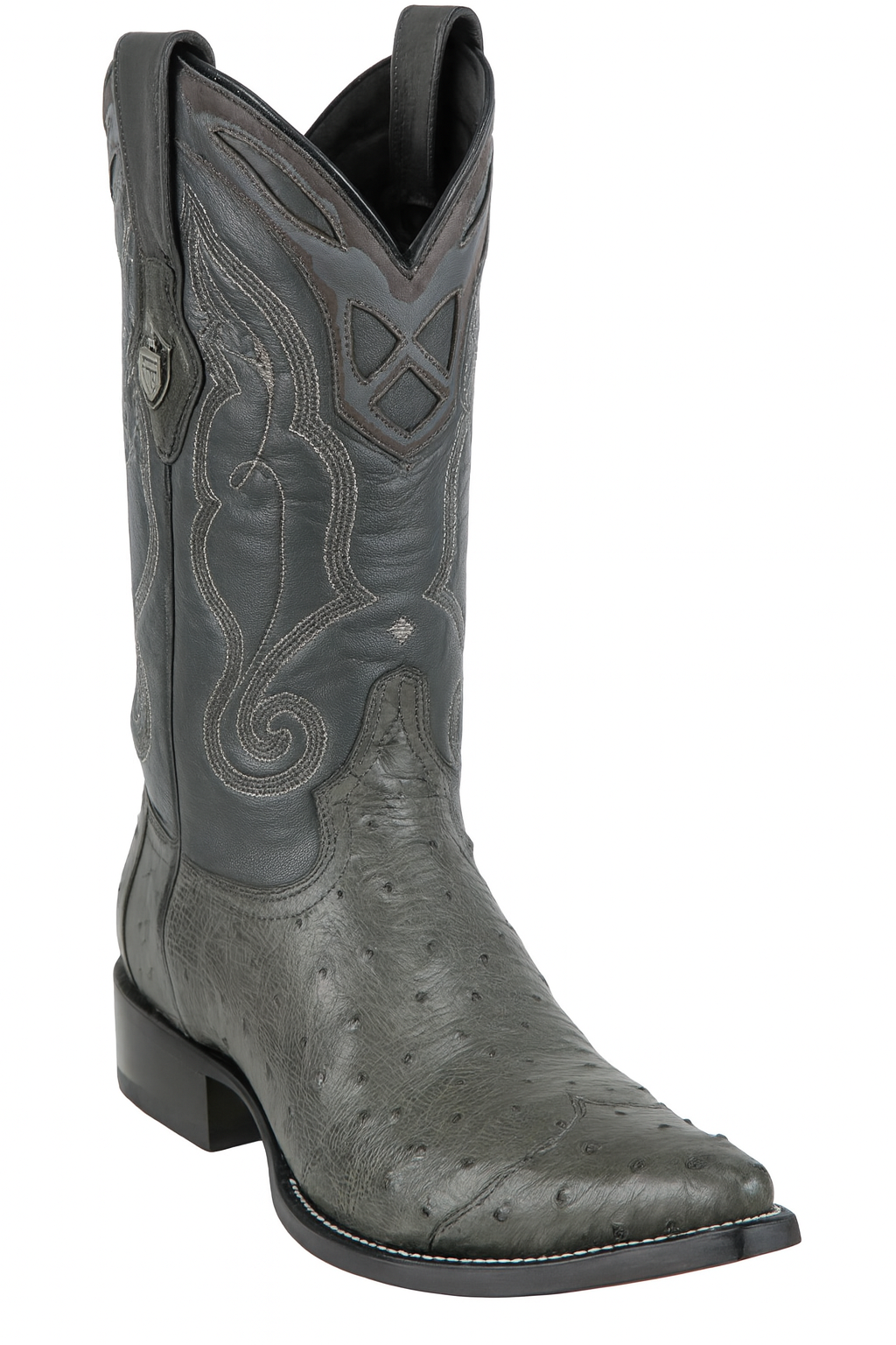 Men's Wild West Smooth Ostrich Skin 3X Toe Boots 29504-B - 6