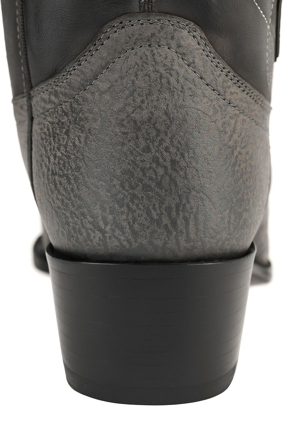 Men's King Exotic Snip Toe Sharkskin Boots Handcrafted Gray (494R0909) - 6 E