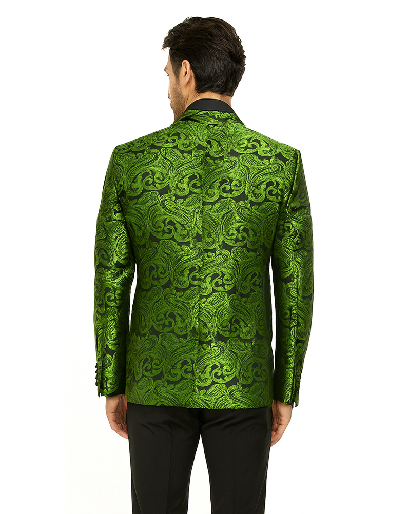 Green Groomsmen Suits -  Dinner Jacket suit - Green