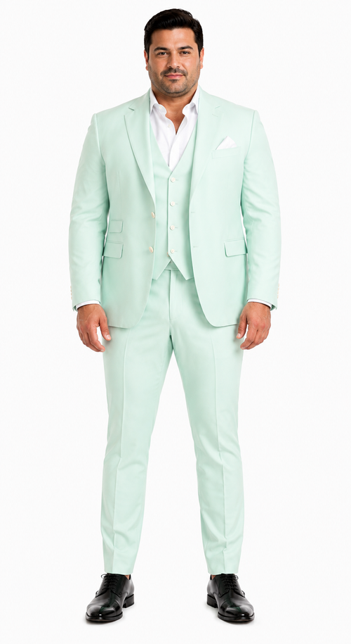 Kentucky Derby Seersucker Suits For Men - Big and Tall Seersucker Suit Mens Jacket + Pants Summer Seersucker Suit in Green Pinstripe