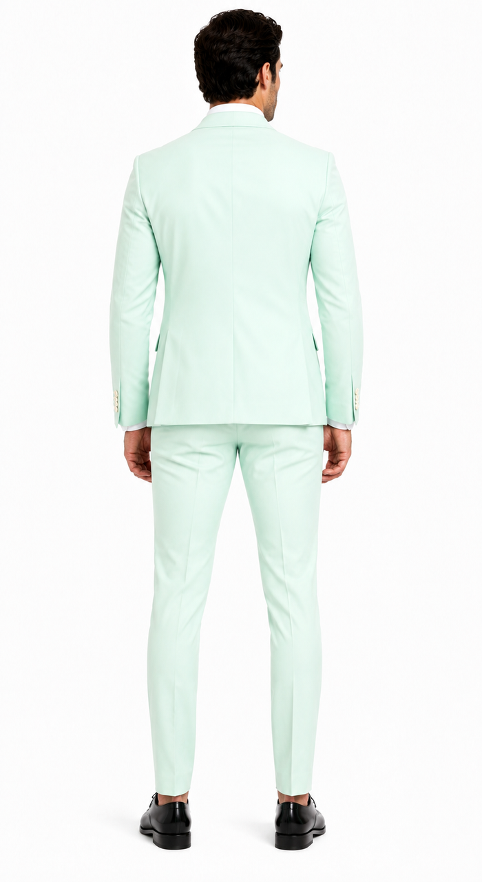 Kentucky Derby Seersucker Suits For Men - Big and Tall Seersucker Suit Mens Jacket + Pants Summer Seersucker Suit in Green Pinstripe