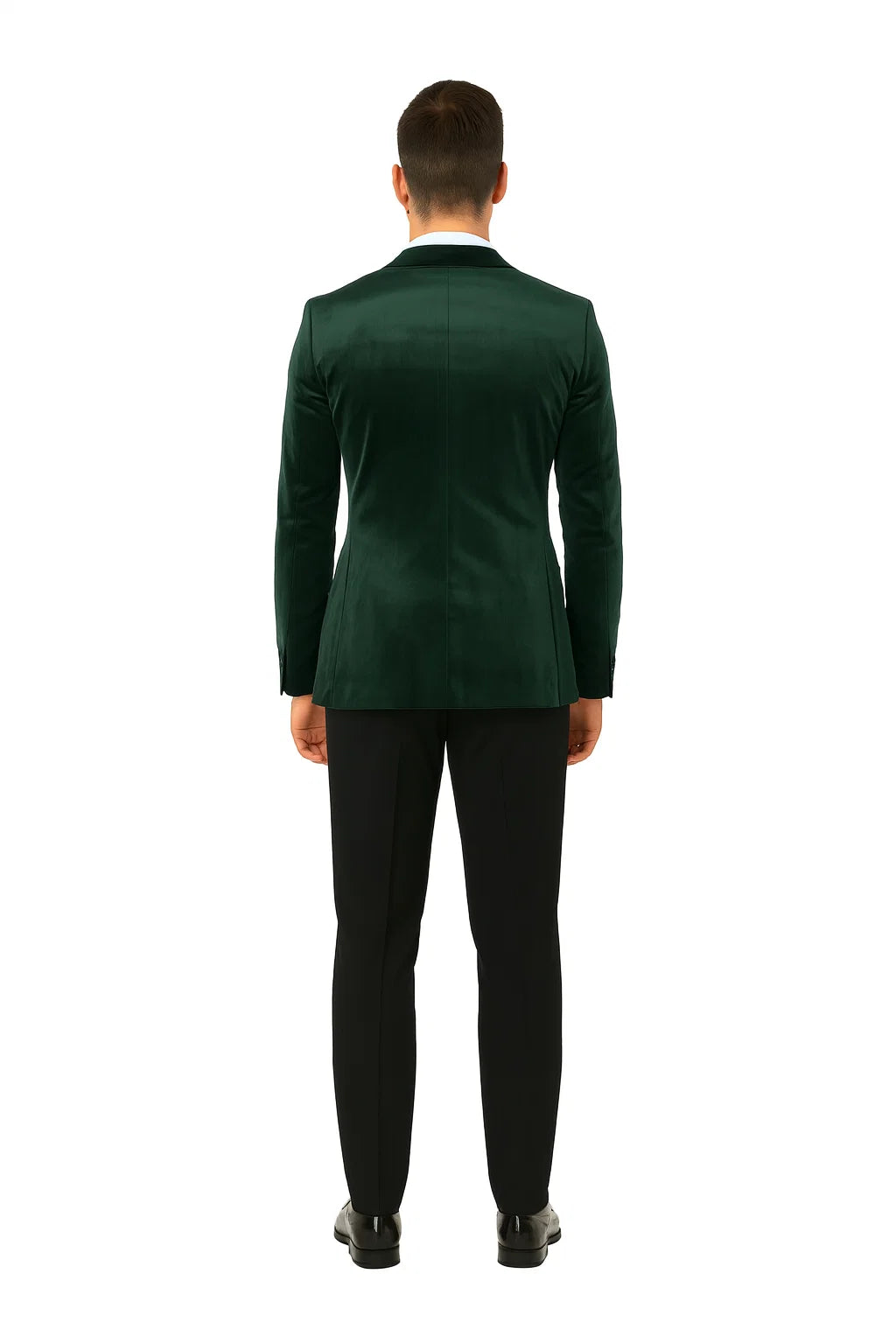 Green Velvet Double Breasted Tuxedo Jacket – Wedding & Prom - 48