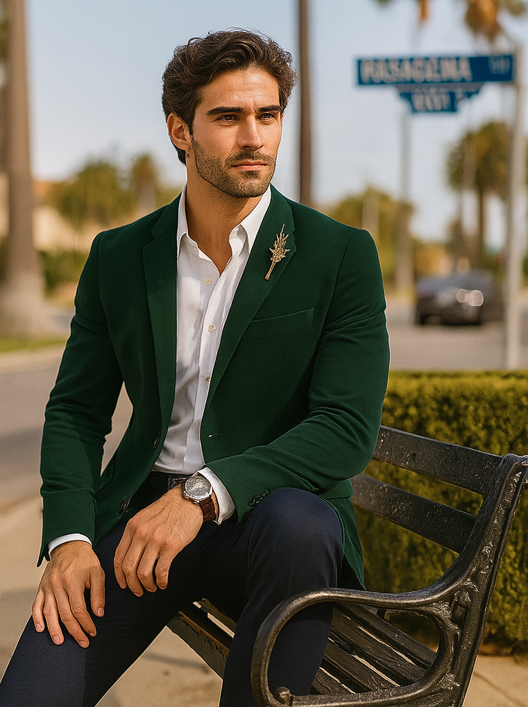 Green velvet suit Many Styles & Brands $99UP Mens Green Velvet Blazer Mens 2 Button Velvet Velour Men's Blazer Jacket Hunter ~ Olive Green Sportcoat Jacket - 56 Long