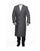 Grey Big And Tall Full Length 48 Long Overcoat