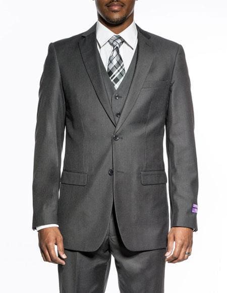 Grey Groomsmen Suits - Mens Suits - Grey