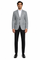 Grey Wool Modern Fit Plaid blazers Sport Coat