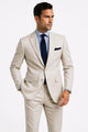 Silver Summer Fabric Suit