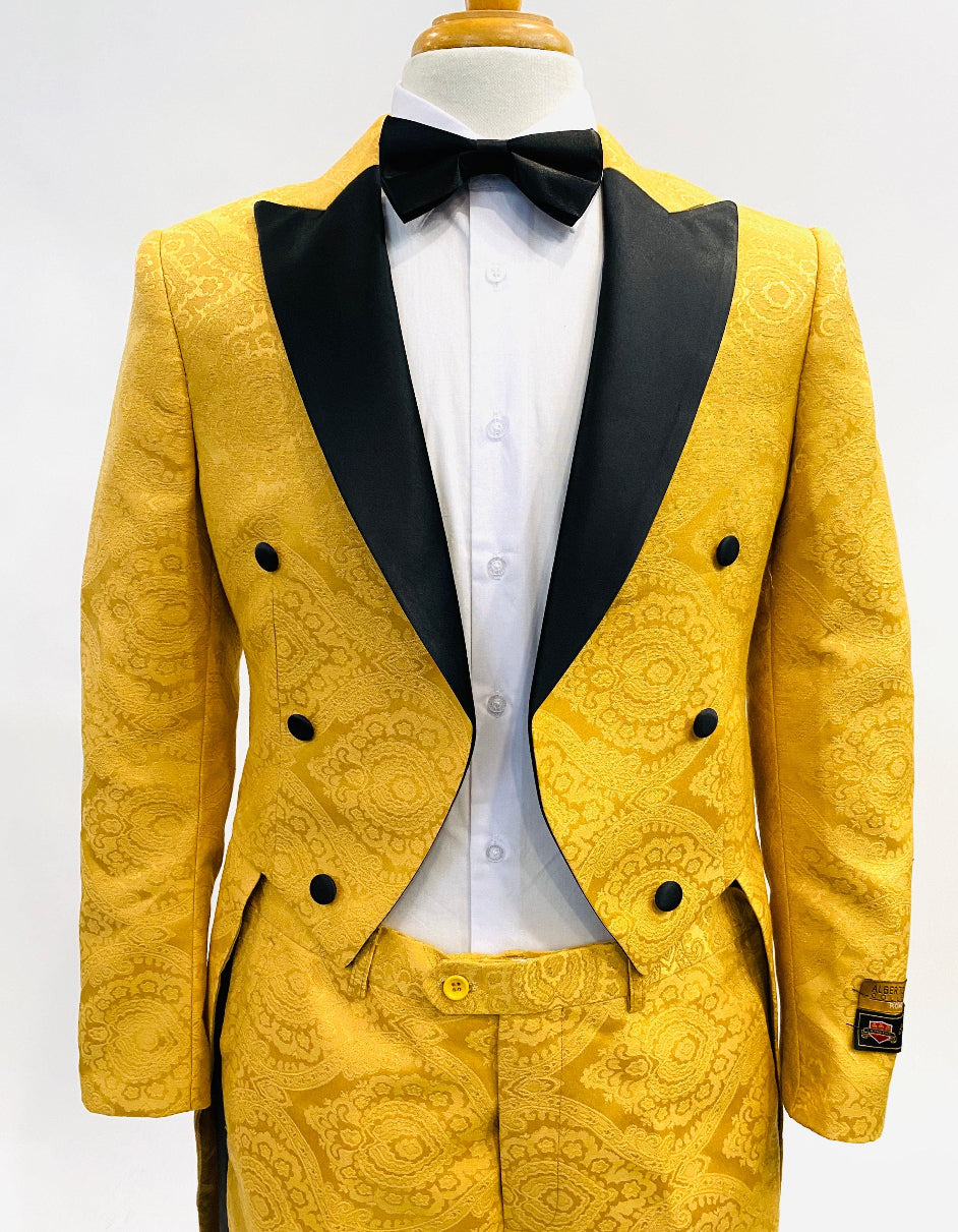 Yellow Groom Tuxedo - Groomsmens Tuxedo - Yellow