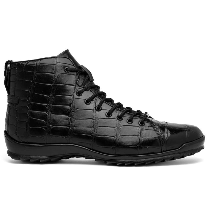 Marco Di Milano Hermond Black Leather Luxury Loafer