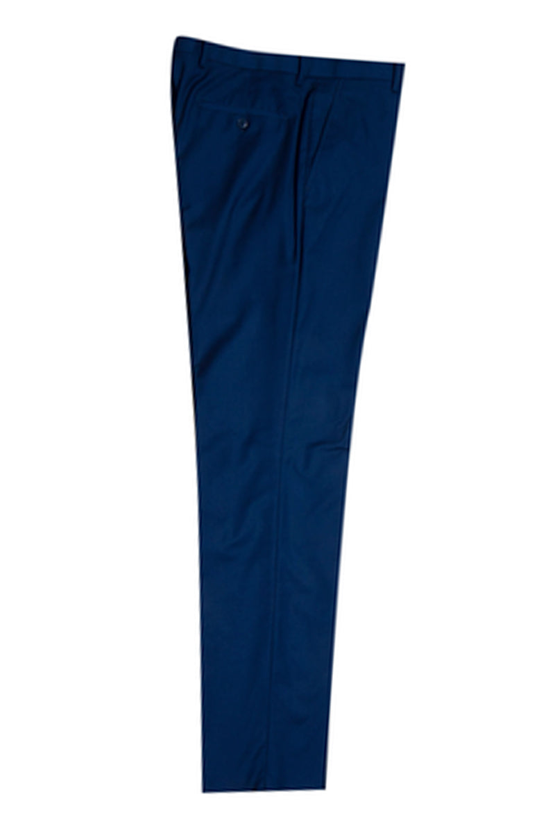 "Mens Stacy Adams Suit - Stacy Adams Suit Men's Vested Shawl Lapel Tuxedo - Indigo Blue" - 34 Regular