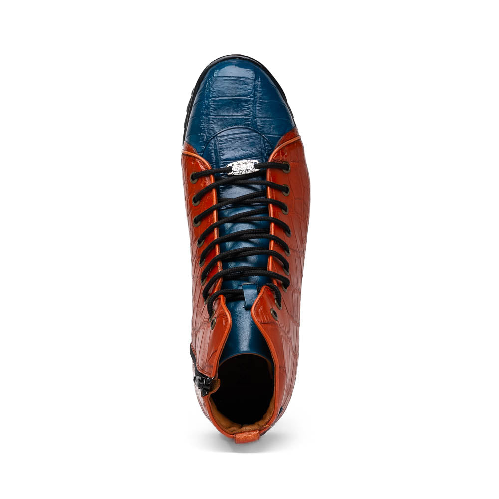 Marco Di Milano Hermond: Blue Jeans & Honey Leather Shoe - 8 USA