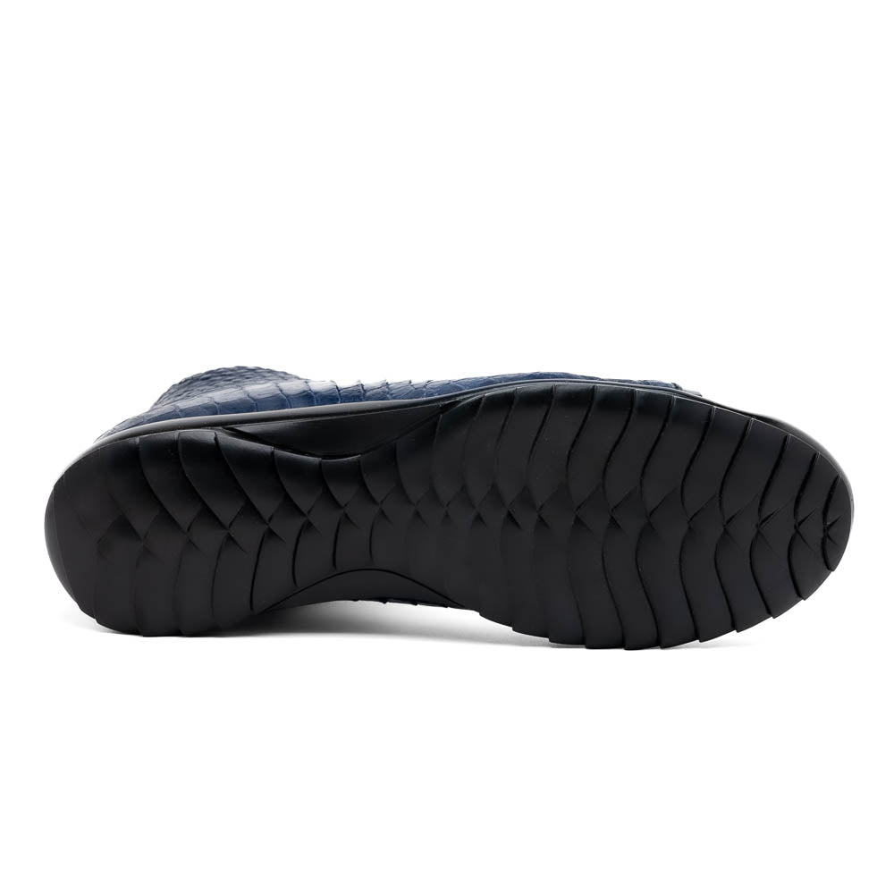 Marco Di Milano Hermond Navy Leather Luxury Shoe - 9 USA