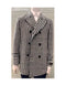 Houndstooth Overcoat - Houndstooth Topcoat - Houndstooth Checker Car Coat