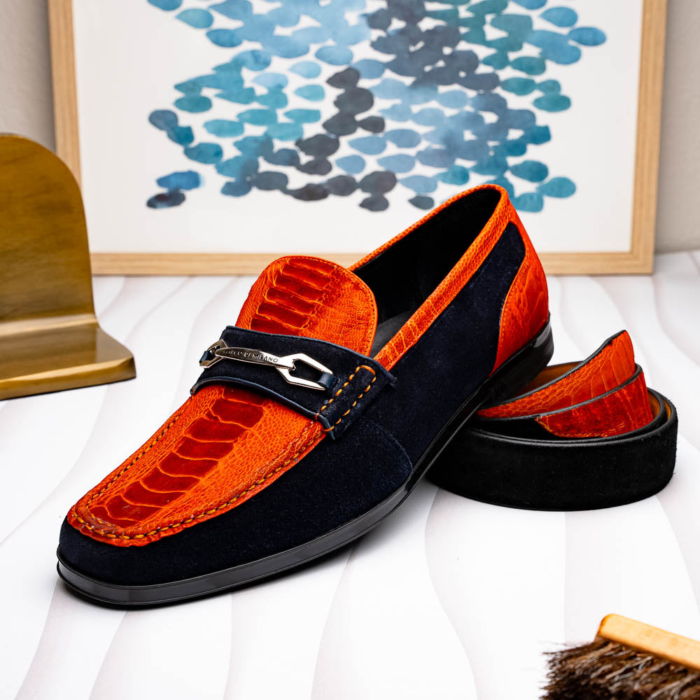 Marco Di Milano Hugo Belt Orange / Navy - 44