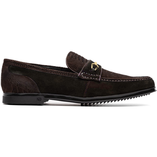 Marco Di Milano Hugo Brown Leather Loafers