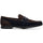 Marco Di Milano Hugo Sueded Ostrich Leg Bit Loafers Brown/Navy