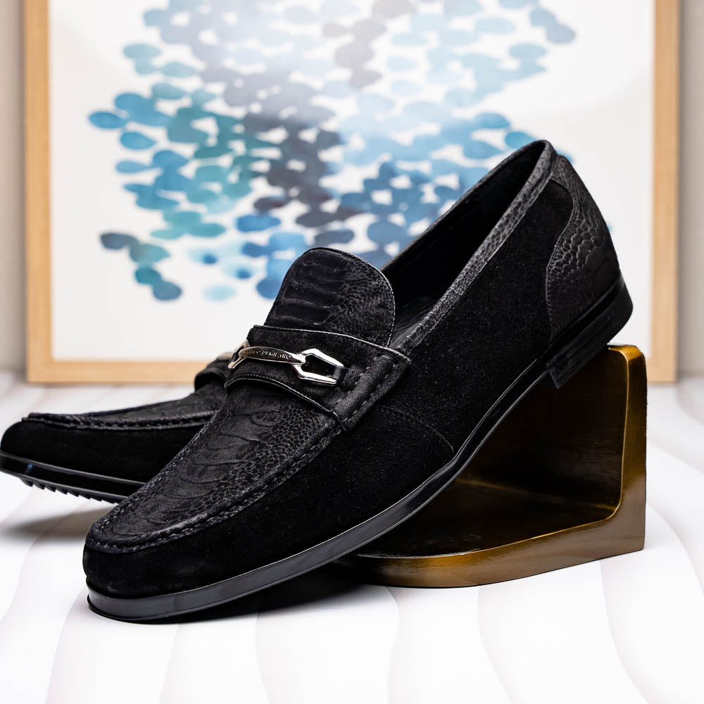 Marco Di Milano Hugo Black Leather Oxford