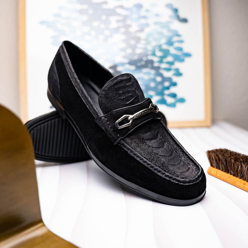 Marco Di Milano Hugo Black Leather Oxford