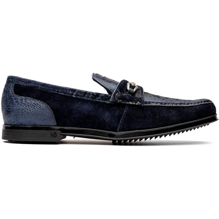 Marco Di Milano Hugo Navy Suede Luxury Loafer