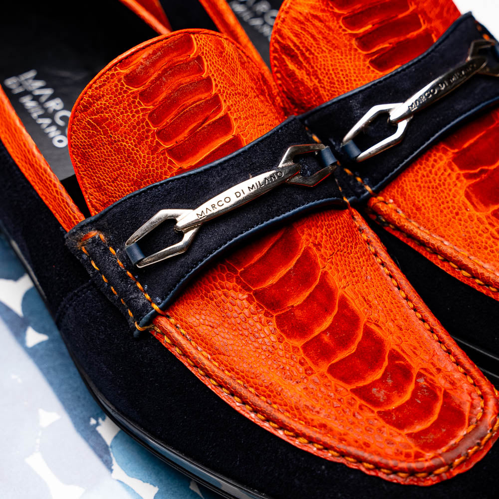 Marco Di Milano Hugo Orange / Navy - 8 USA
