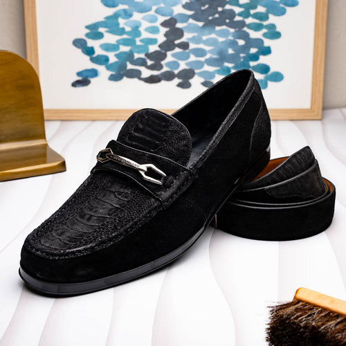 Marco Di Milano Hugo Black Leather Oxford