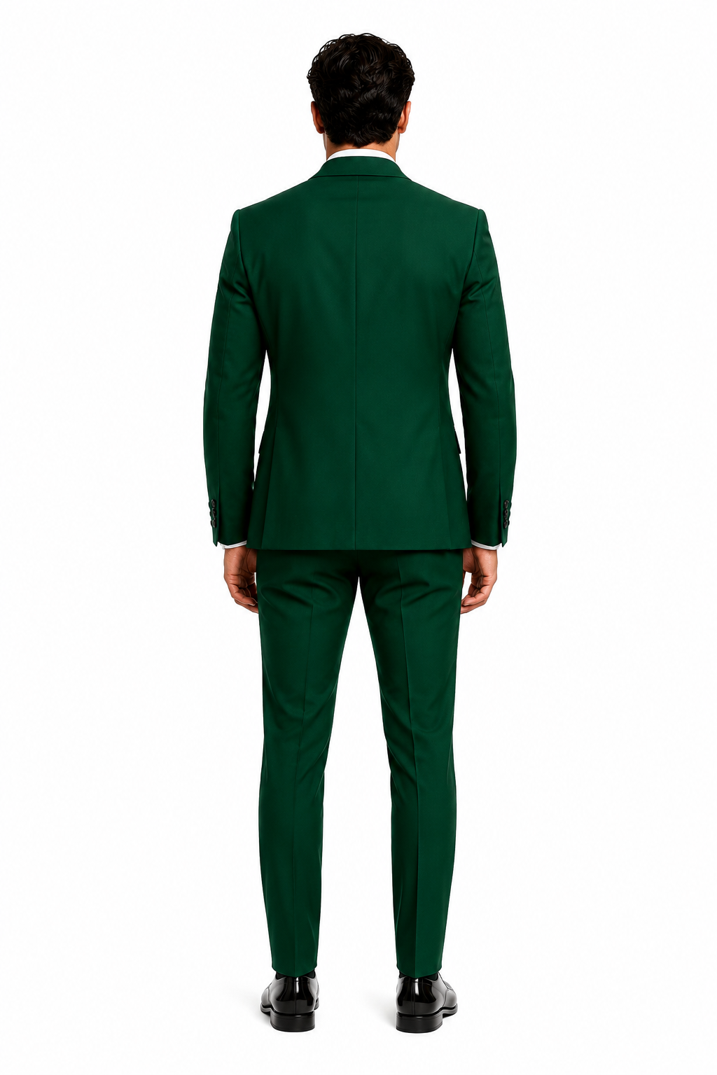 Hunter Green Italian Wool 3-Piece Modern Fit Tuxedo