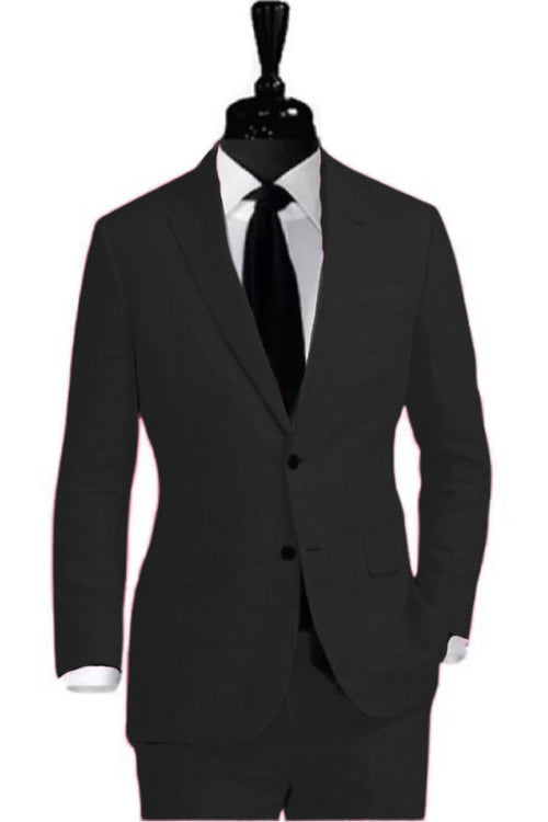 Black Linen Suit