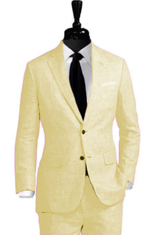 Yellow Linen Suit