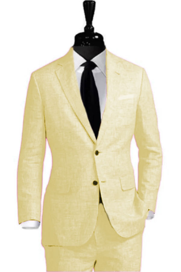 Yellow Linen Suit