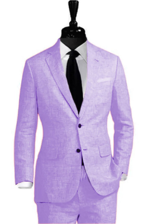 Lavender Linen Suit