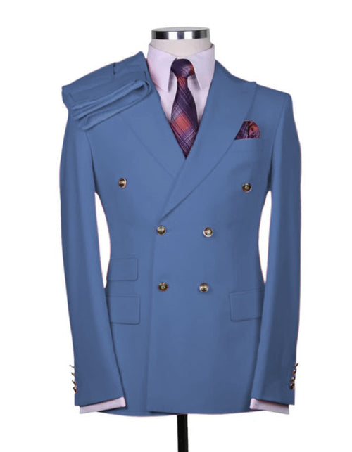 Double Breasted Suit Navy