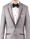prom Suits And Shirt Combinations Slim Fit Groom & Groomsmen Suits Wedding Suits & Tuxedo Online + Light Gray + Free Shirt & Tie