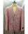 Mens New Years Outfit-Mens Red 2 Button Seersucker Sear Sucker Suit