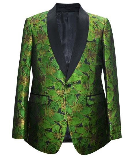 Green velvet suit Many Styles & Brands $99UP Men's Green 1 Button Velvet Slim Fit Casual Blazer On Sale - S Or Small