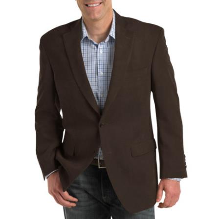 Men's Brown 2 Button Fashion Dress Casual Blazer-New Designer Collection
