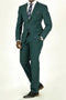 Green Slim Fit Suit - Many Styles & Brands $99UP Mix And Match Suits Men's Teal Green Slim Fit Pick Stitched 2 Button Suit Teal and Turquoise Prom Suits