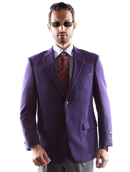 Big and Tall & Extra Long Sizes Men's Blazer With Brass Buttons-New Designer Collection