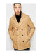 Camel Hair Top Coat - Double Breasted Coats - Big and Tall Peacoat - Top coats For Mens